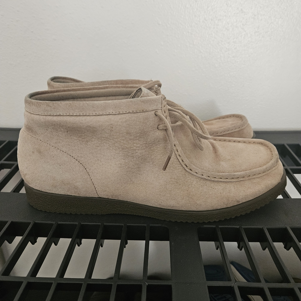 Hush Puppies Men's Tan Suede Shoes Size 13